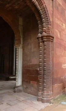  The Qutb complex is an array of monuments and buildings at Mehrauli in De... 스톡 사진