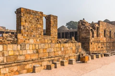 Qutb complex (Qutub),  an array of monuments and buildings at Mehrauli in Del Fotos de archivo