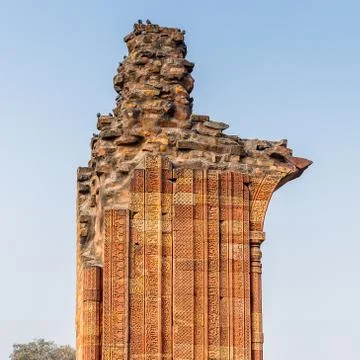 Qutb complex (Qutub),  an array of monuments and buildings at Mehrauli in Del Foto stock