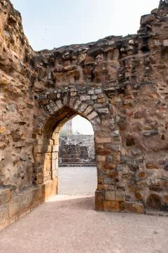 Qutb complex (Qutub),  an array of monuments and buildings at Mehrauli in Del Fotos de archivo