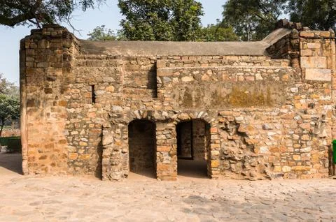 Qutb complex (Qutub),  an array of monuments and buildings at Mehrauli in Del Foto stock
