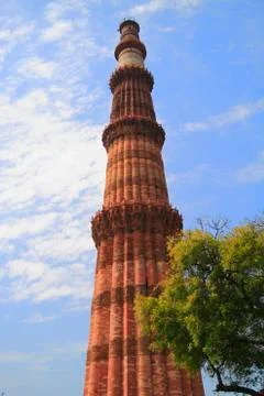 The qutb minar Stock Photos