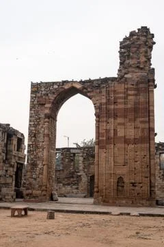 Qutub minar complex Stock Photos
