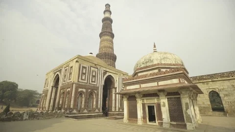 Qutub minar Stock Footage 82315565