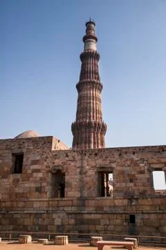 Qutub minar Stock Photos