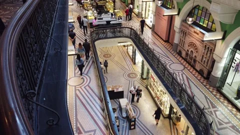 QVB - Multiple Floors Stock Footage 279813594