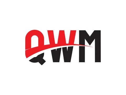 QWM initial letter logo design vector template. creative symbol for corpora.. Stock Illustration
