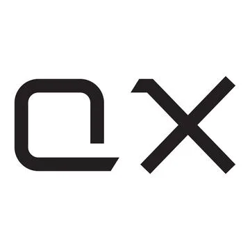 Qx initial letter vector logo icon Stock-Illustration