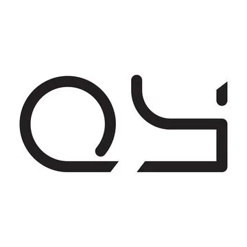 Qy initial letter vector logo icon Stock Illustration
