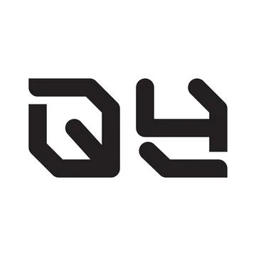 Qy initial letter vector logo icon 스톡 일러스트