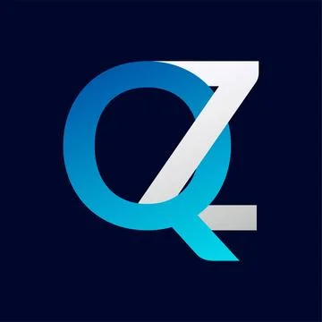 QZ Letter logo design vector template. Stock Illustration