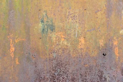 R dilapidated construction objects of brick and concrete on the outskirts of the Foto stock