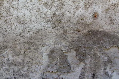 R dilapidated construction objects of brick and concrete on the outskirts of the Foto stock