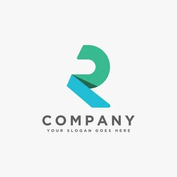 R letter logo icon vector on white background Stock Illustration
