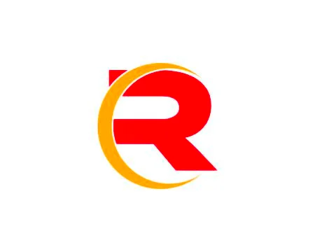 R letter logo Illustrazione stock