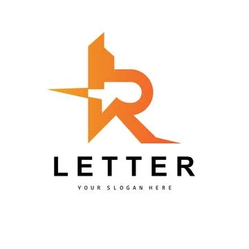 R Letter Logo, Vector Alphabet Symbol, Design For Brand Logos With Initial .. Stock Illustration