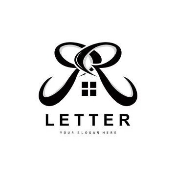 R Letter Logo, Vector Alphabet Symbol, Design For Brand Logos With Initial .. Stock Illustration