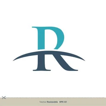 R Letter vector Logo Template Illustration Design. Vector EPS 10. Stock Illustration