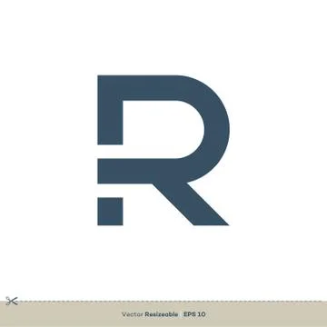 R Letter vector Logo Template Illustration Design. Vector EPS 10. Stock Illustration