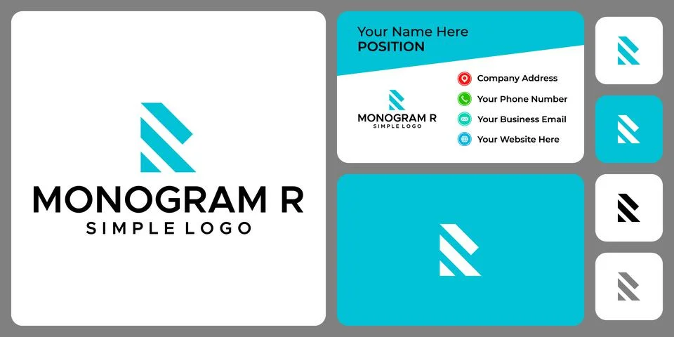 R LOGO Stock Illustration