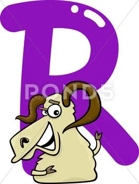 R for ram Stock Illustration