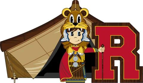R is for Roman 16 Stock-Illustration