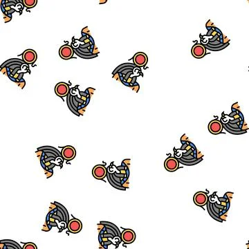 Ra egypt god vector seamless pattern イラスト素材