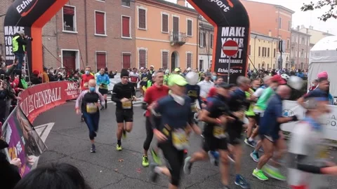 Ra marathon Stock Footage 168076511