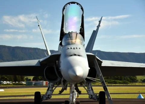 RAAF F/A-18 Hornets Stock Photos