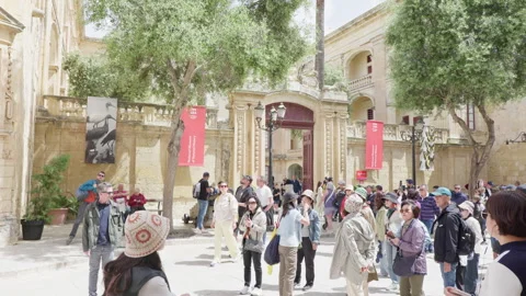 Rabat City in Malta Stock Footage 310837044