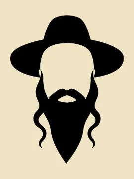 Rabbi Stock Illustration