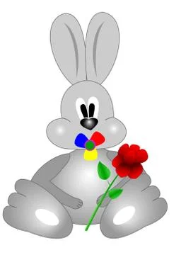 Rabbit babe Stock Illustration