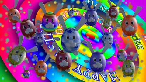 Rabbit background Stock Footage 106179425