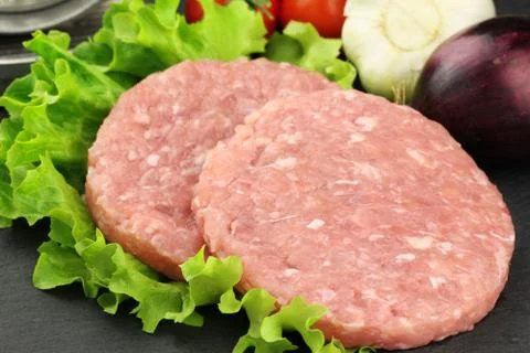 Rabbit burgers Stock Photos