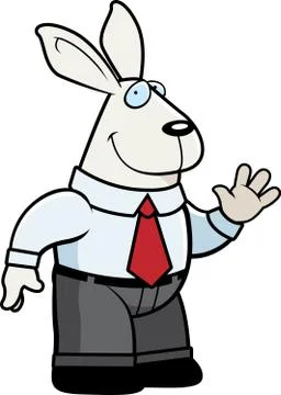 Rabbit Businessman Stock Illustration