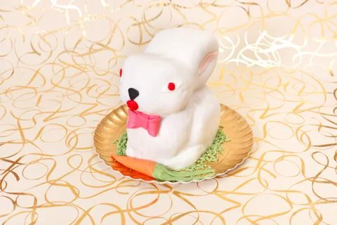 Rabbit cake Stock Photos