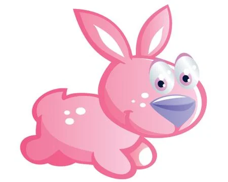 Rabbit cartoon Illustrazione stock