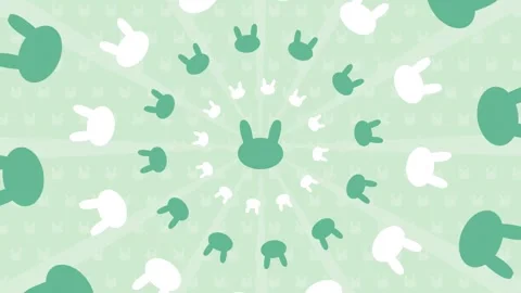 Rabbit Circle Transitions. 1080p - 30 fps - Alpha Channel (1) Stock Footage 280814832