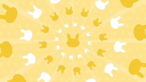 Rabbit Circle Transitions. 1080p - 30 fps - Alpha Channel (2) Stock Footage 280814839