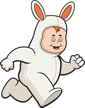 Rabbit Costume Stock Illustration