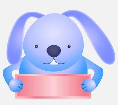 This is a rabbit for easter celebration . vector for eps10. Stock Illustration