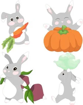 Rabbit farmer Stock Illustration