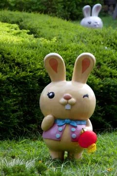 Rabbit figure Stock Photos