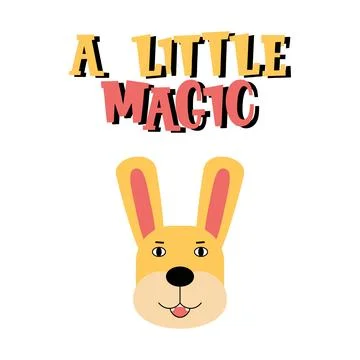 Rabbit head illustration Stock Illustration