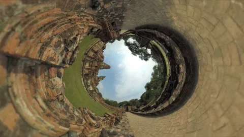Rabbit Hole effect made of 360 Degree video Stock Footage 233716951
