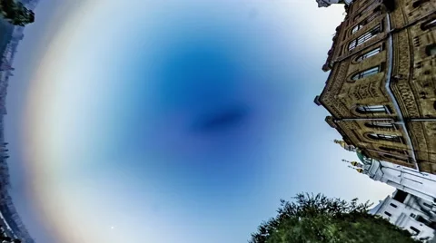 Rabbit Hole Planet 360 Degree. Kiev Lavra Stock Footage 67202897
