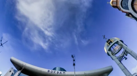 Rabbit Hole Planet 360 Degree Southern Railway Station Saint George the Stock Footage 68281910