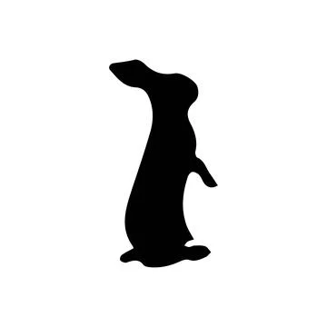 Rabbit icon, easter bunny animal symbol Stock Illustration