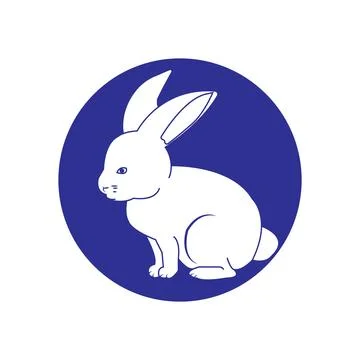 Rabbit icon Stock Illustration