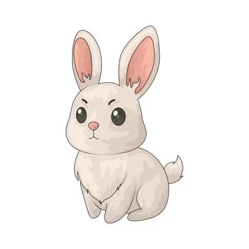 Rabbit illustration Stock Illustration